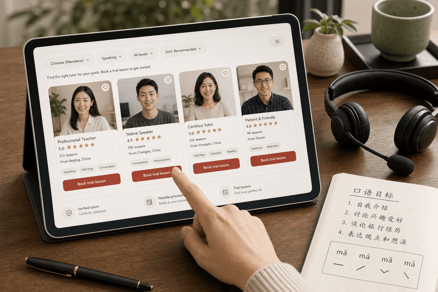 italki Chinese Tutors editorial visual