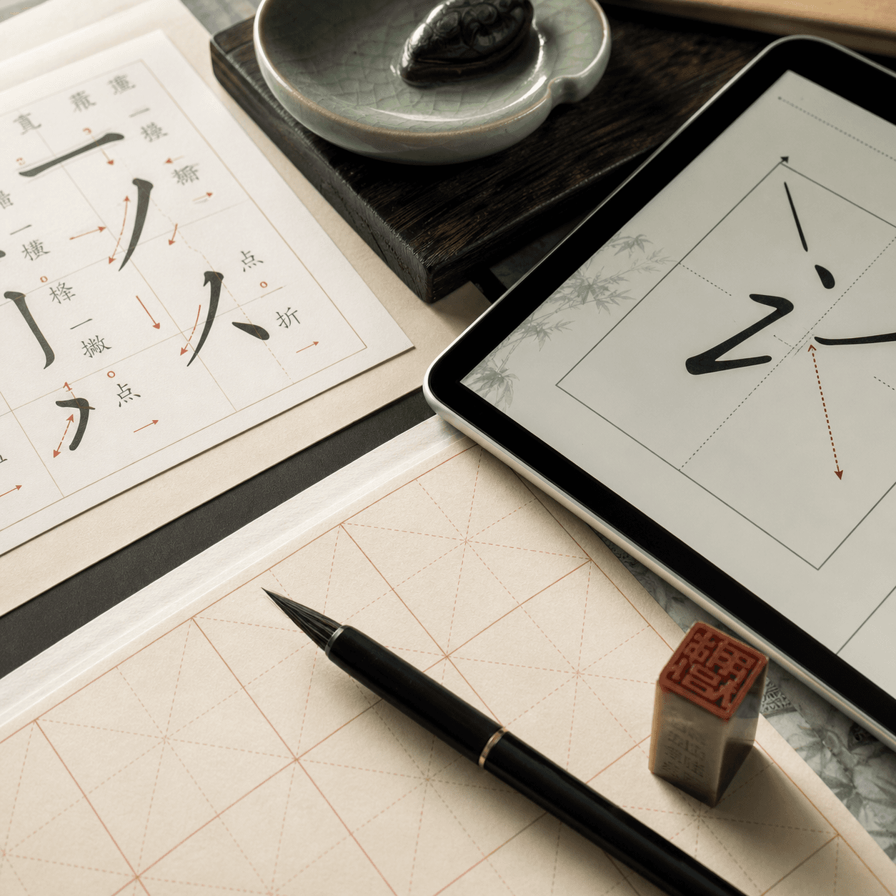 Skritter editorial visual