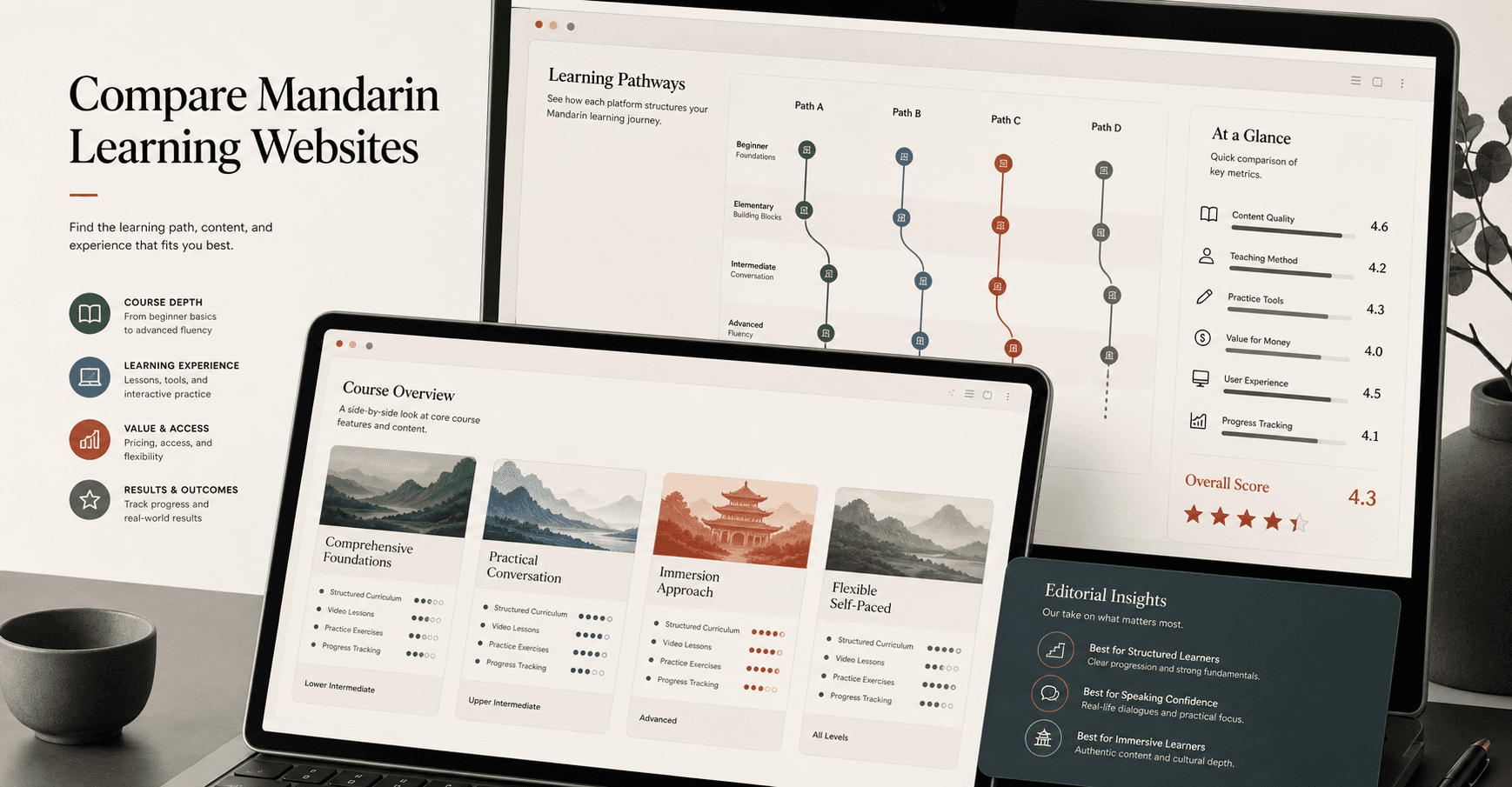Mandarin Blueprint editorial visual